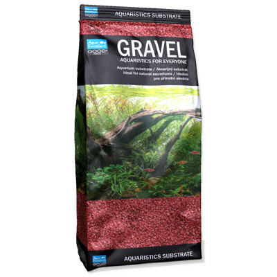 Drť AQUA EXCELLENT 1,6-2,2 mm červený (1Kg)
