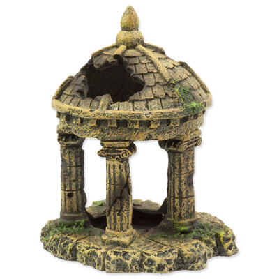 Dekorace AQUA EXCELLENT Zřícenina hradu 10,4 x 9,2 x 12,7 cm