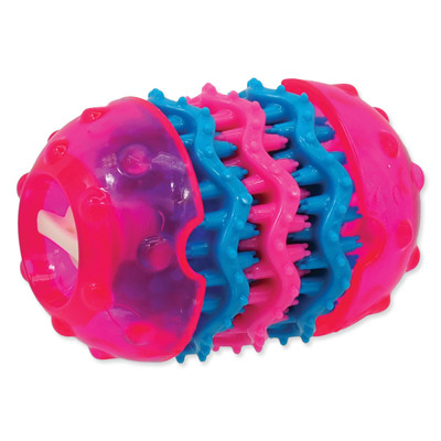 Hračka DOG FANTASY TPR Dental růžová (9,8 cm)