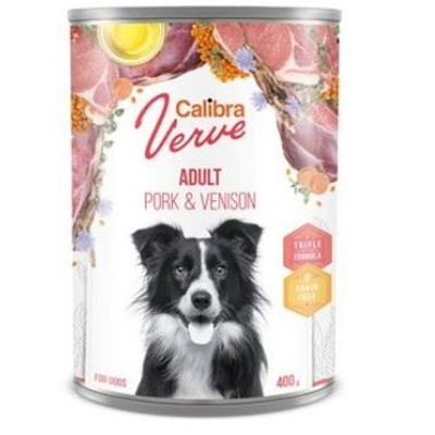 Calibra Dog Verve konz.GF 400g (Adult Pork&Venison)