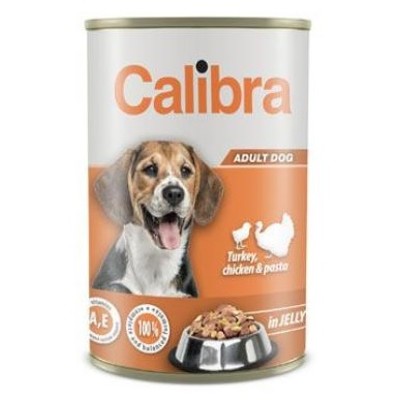 Calibra Dog konz. in jelly 1240g NEW (Turk,chick&pasta)