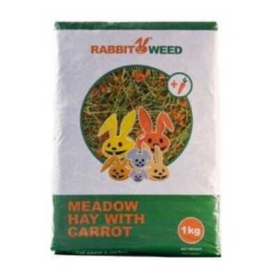 Seno luční s mrkví RabbitWeed 1kg
