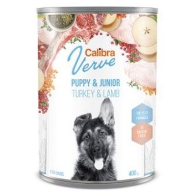 Calibra Dog Verve konz.GF 400g (Junior Turkey&Lamb)
