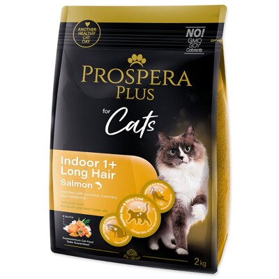 Krmivo Prospera Plus Indoor 1+ Salmon Long Hair (2kg)