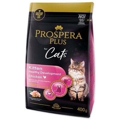 Krmivo Prospera Plus Kitten Chicken Healthy Development (0,4kg)